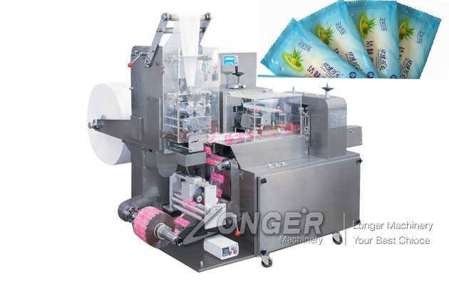 Wet wipes packing machine